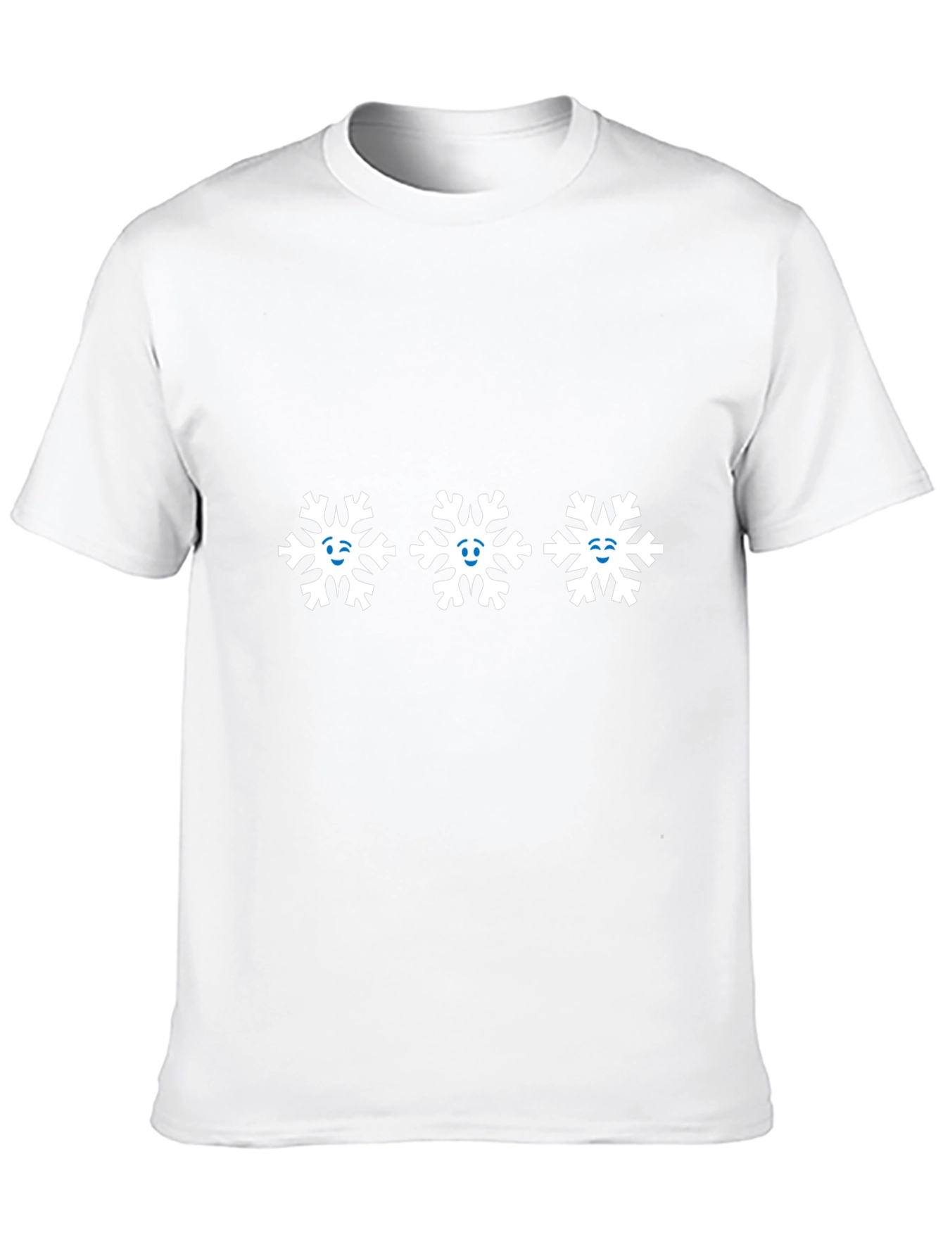 Snowflake Emoji Graphic Tee - Black