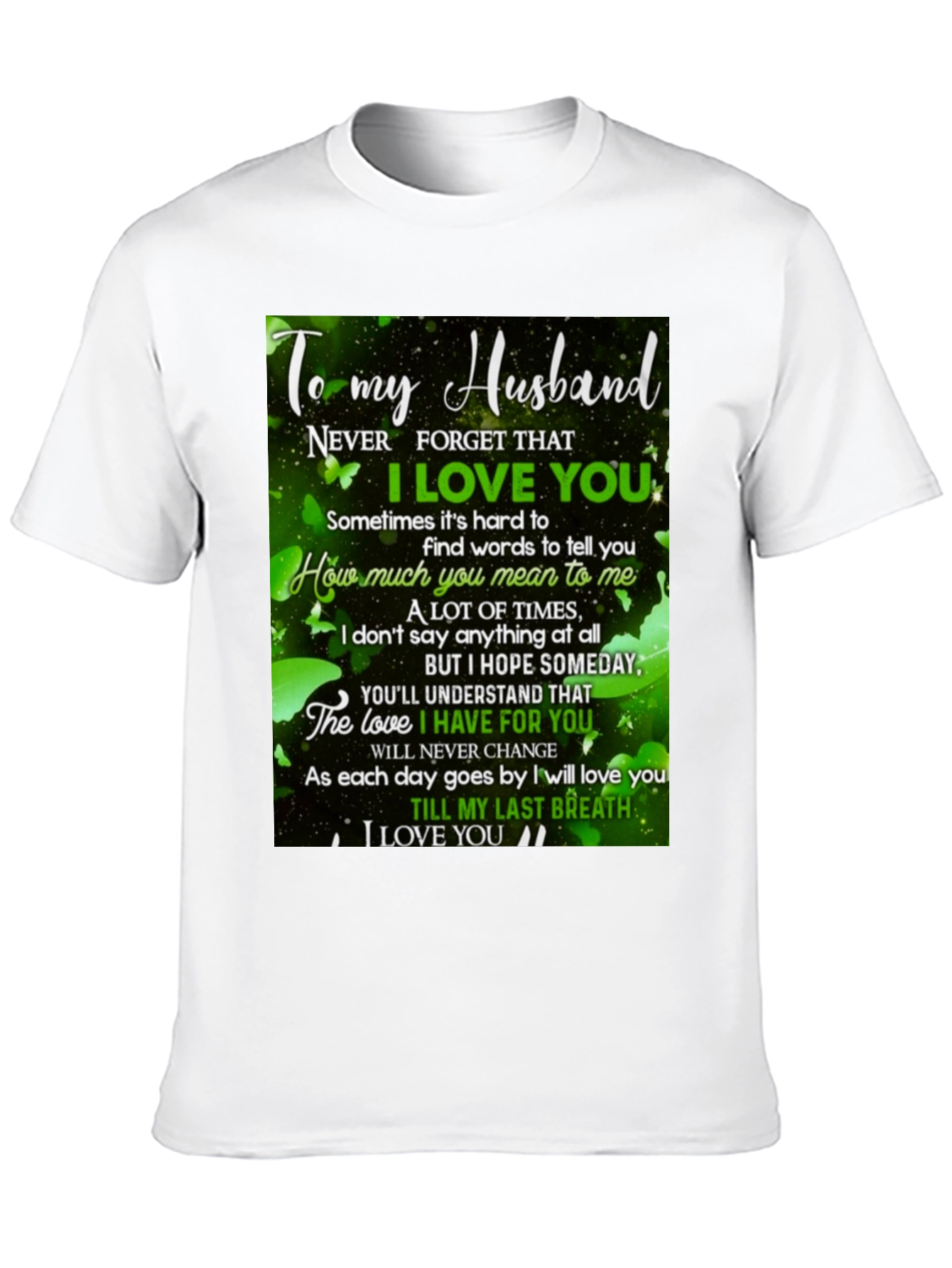 To My Husband Graphic Tee