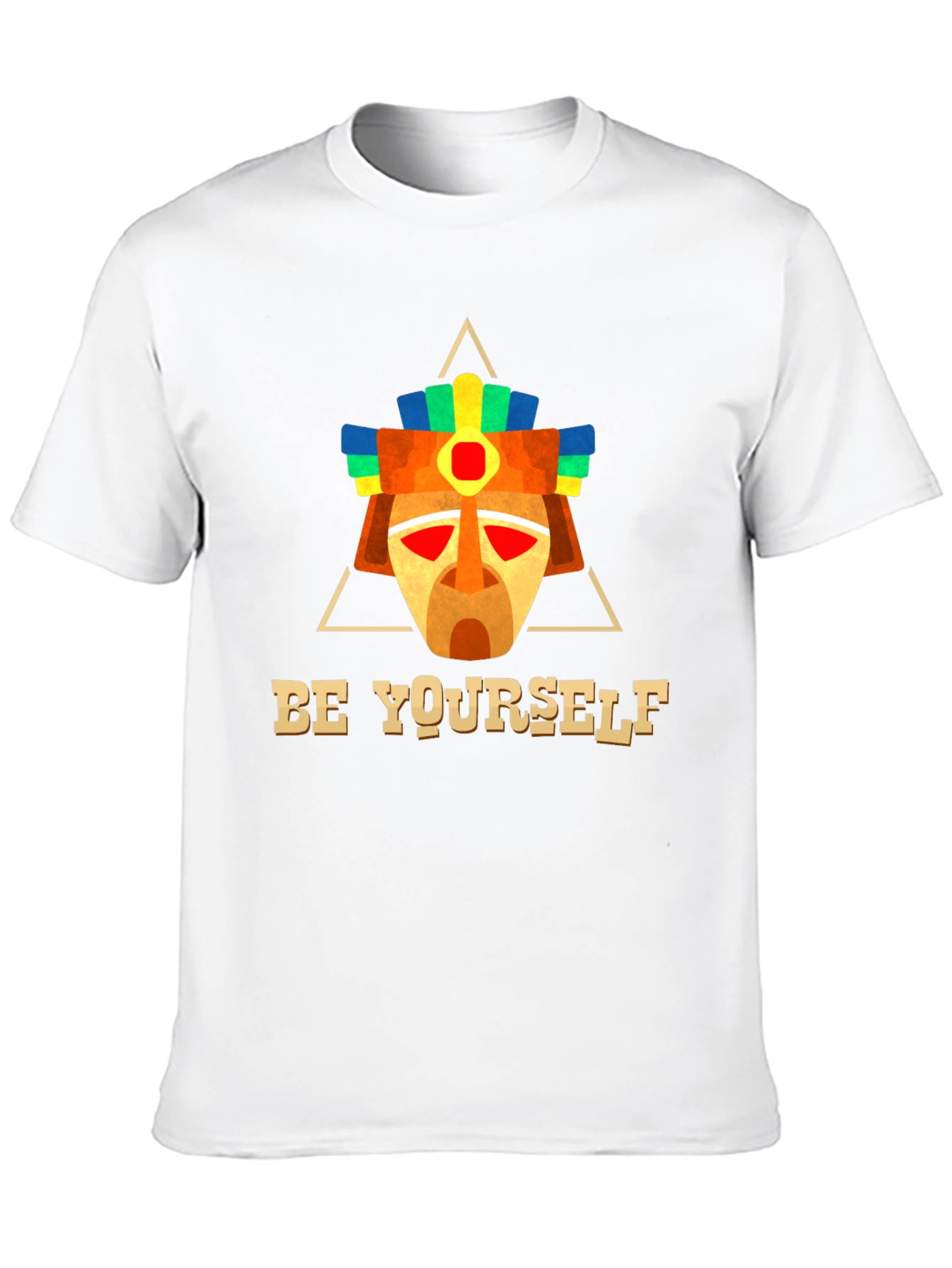 Be Yourself Aztec Mask T-Shirt