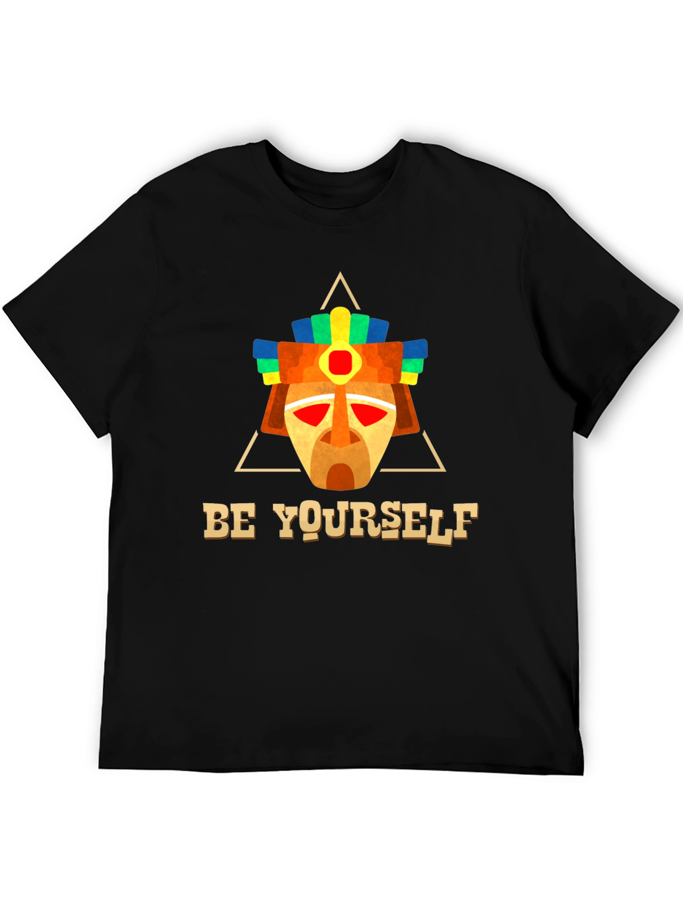 Be Yourself Aztec Mask T-Shirt