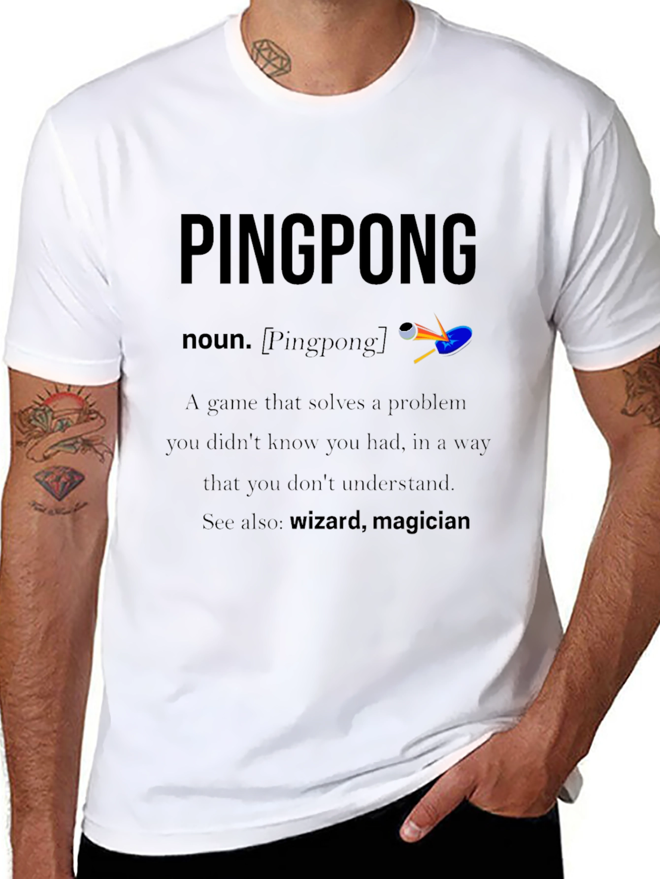 Funny Pingpong Definition T-Shirt