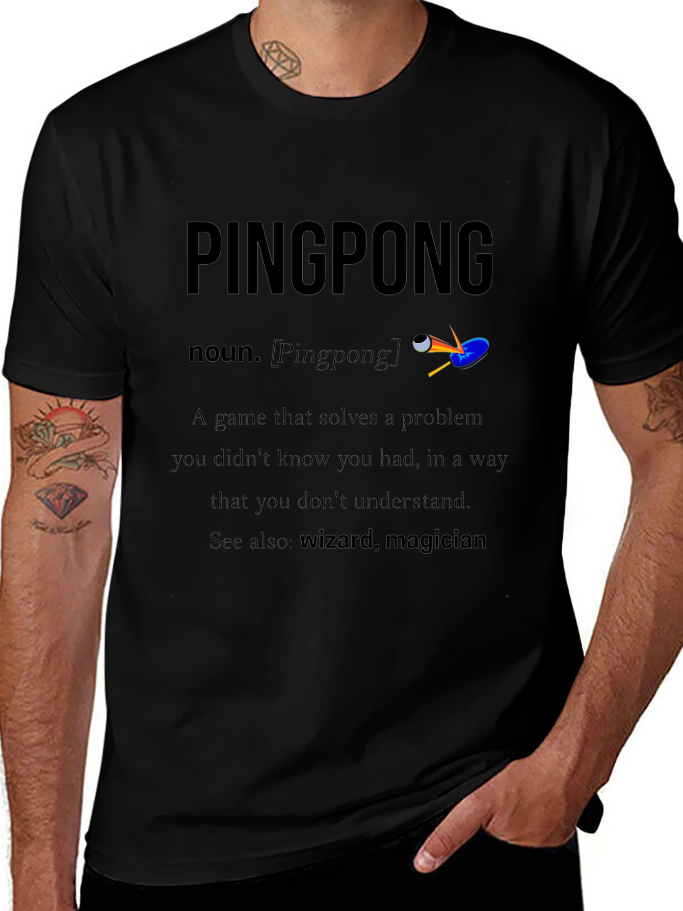 Funny Pingpong Definition T-Shirt
