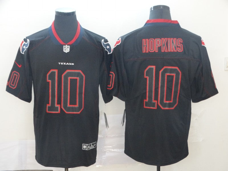 Men's Houston Texans DeAndre Hopkins #10 Black Game Jerseys