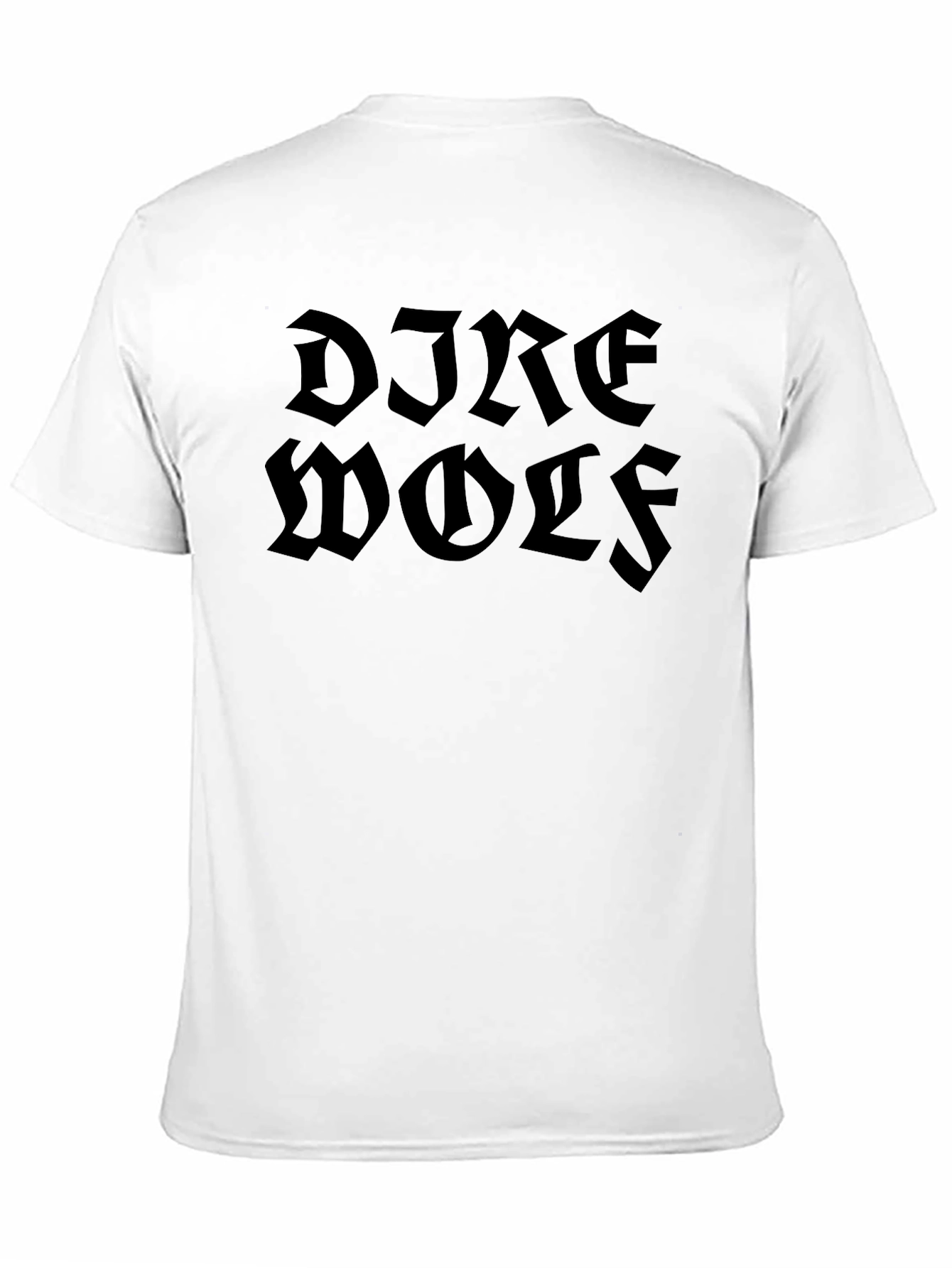 Djke Wolf Black Graphic Tee
