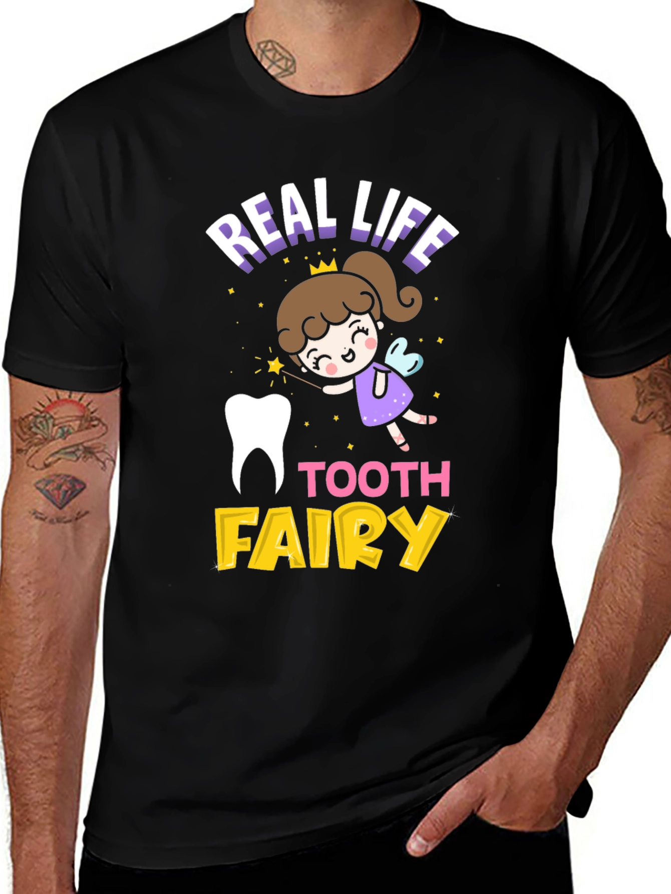 Real Life Tooth Fairy Graphic Tee