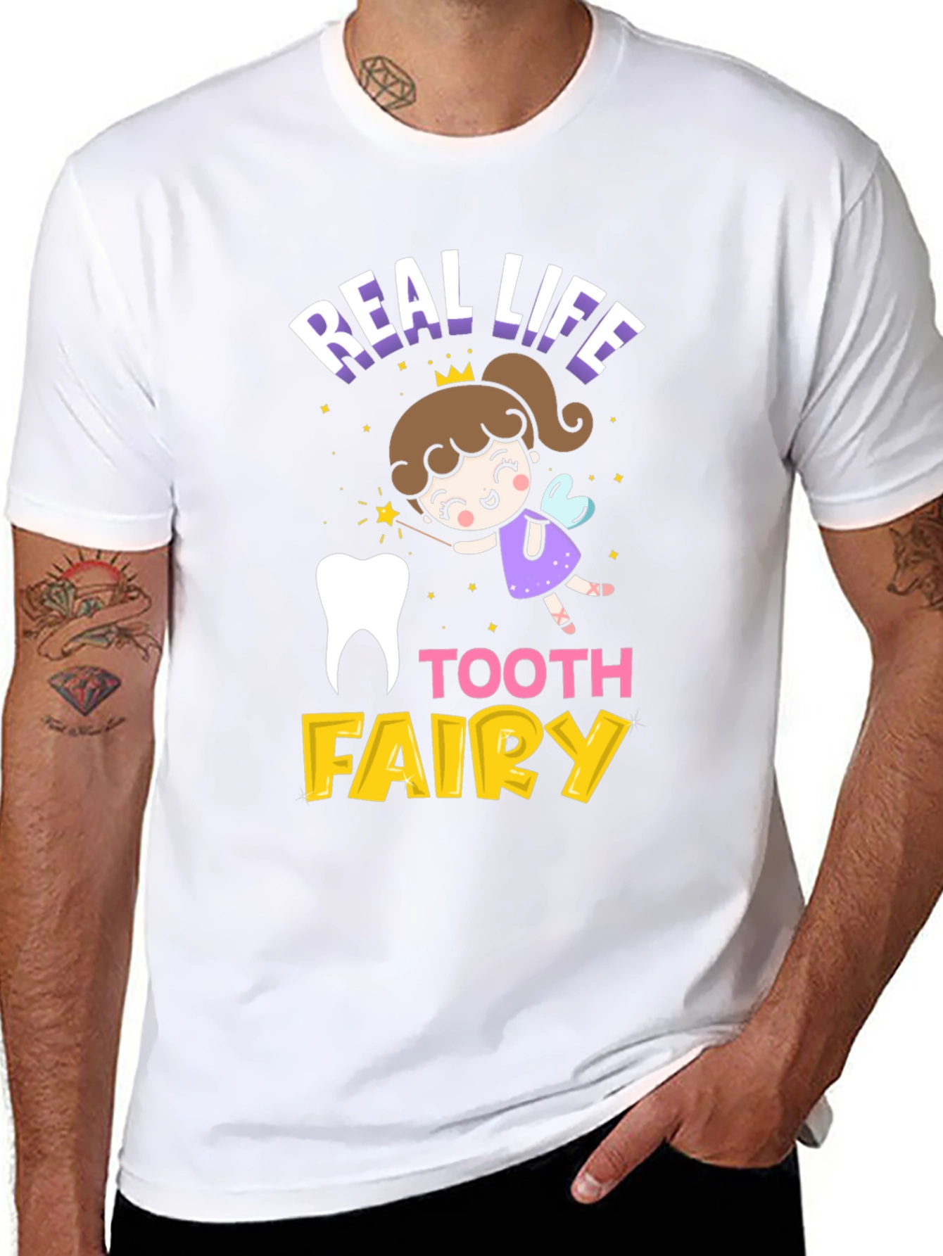Real Life Tooth Fairy Graphic Tee