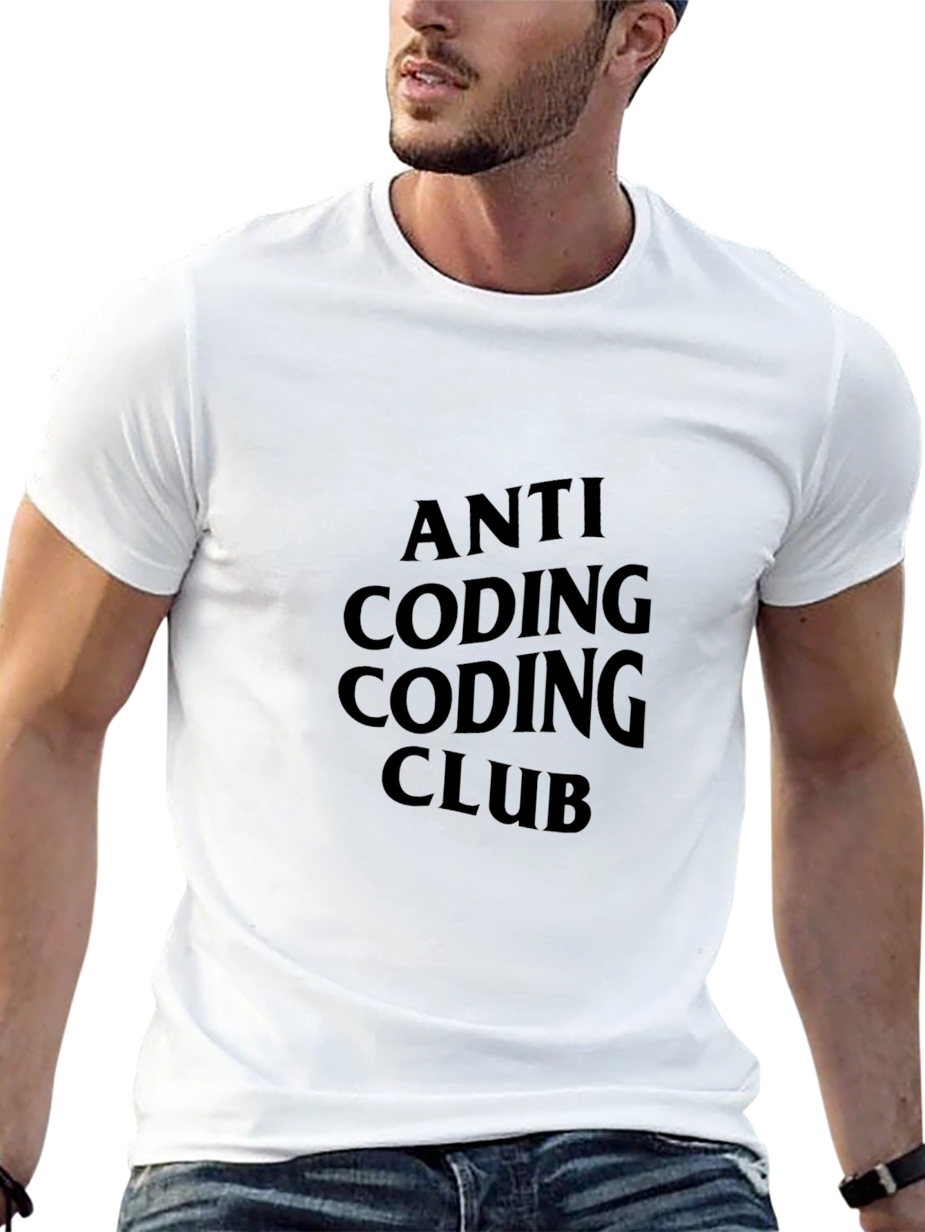 Anti Coding Coding Club Black T-Shirt