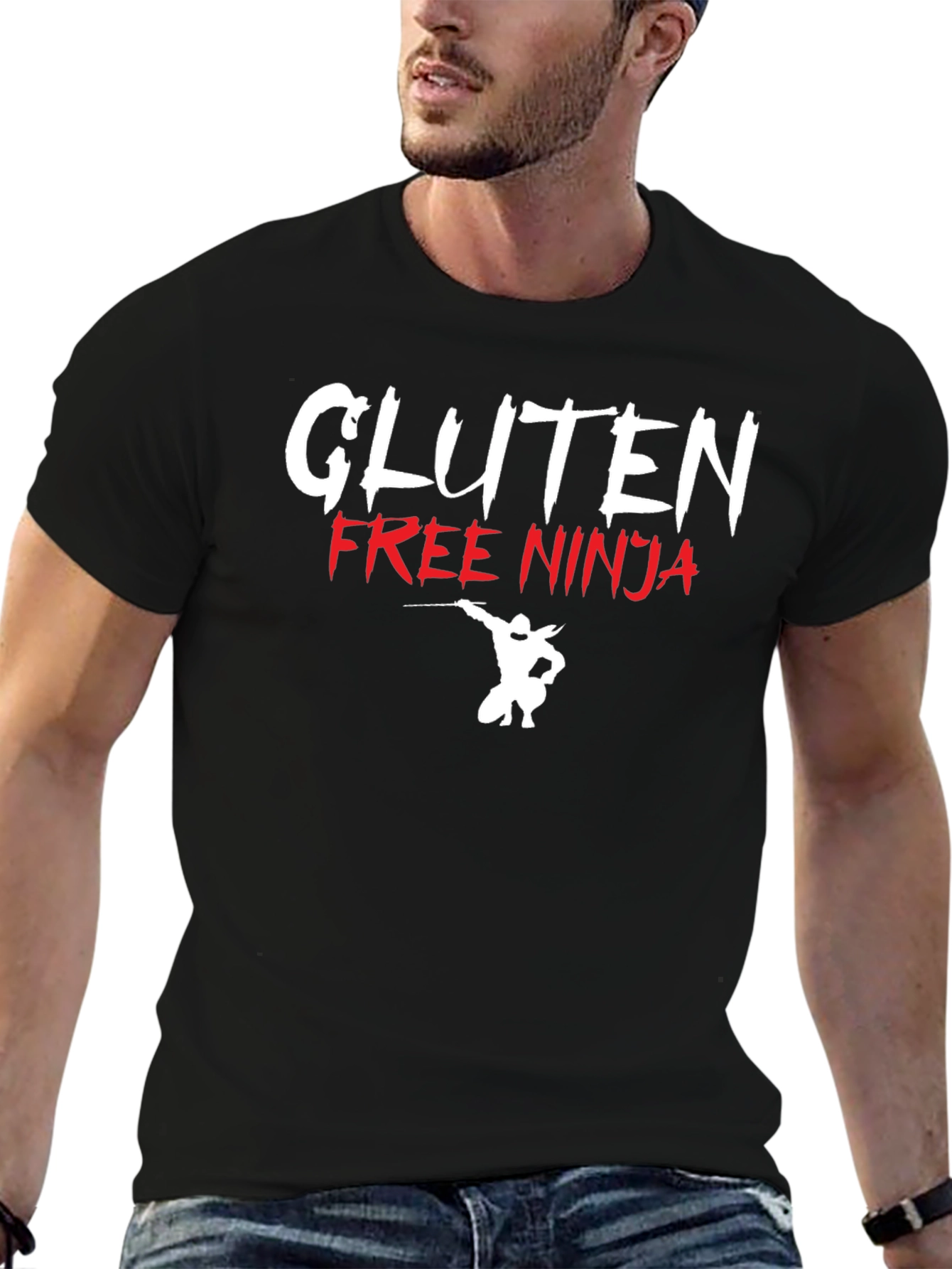 Gluten Free Ninja Graphic T-Shirt