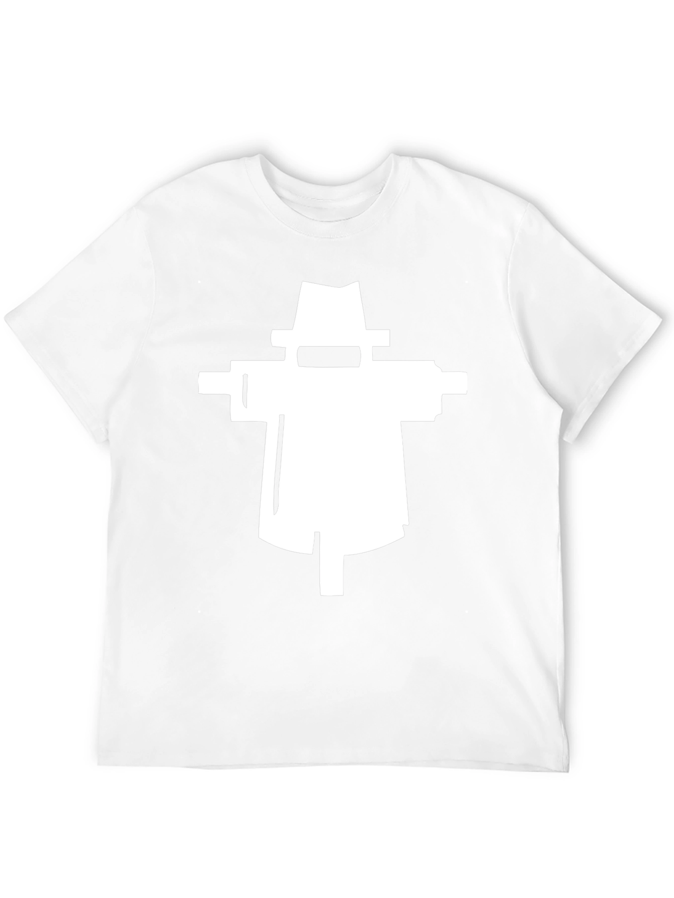 Modern Scarecrow Graphic Tee - Black