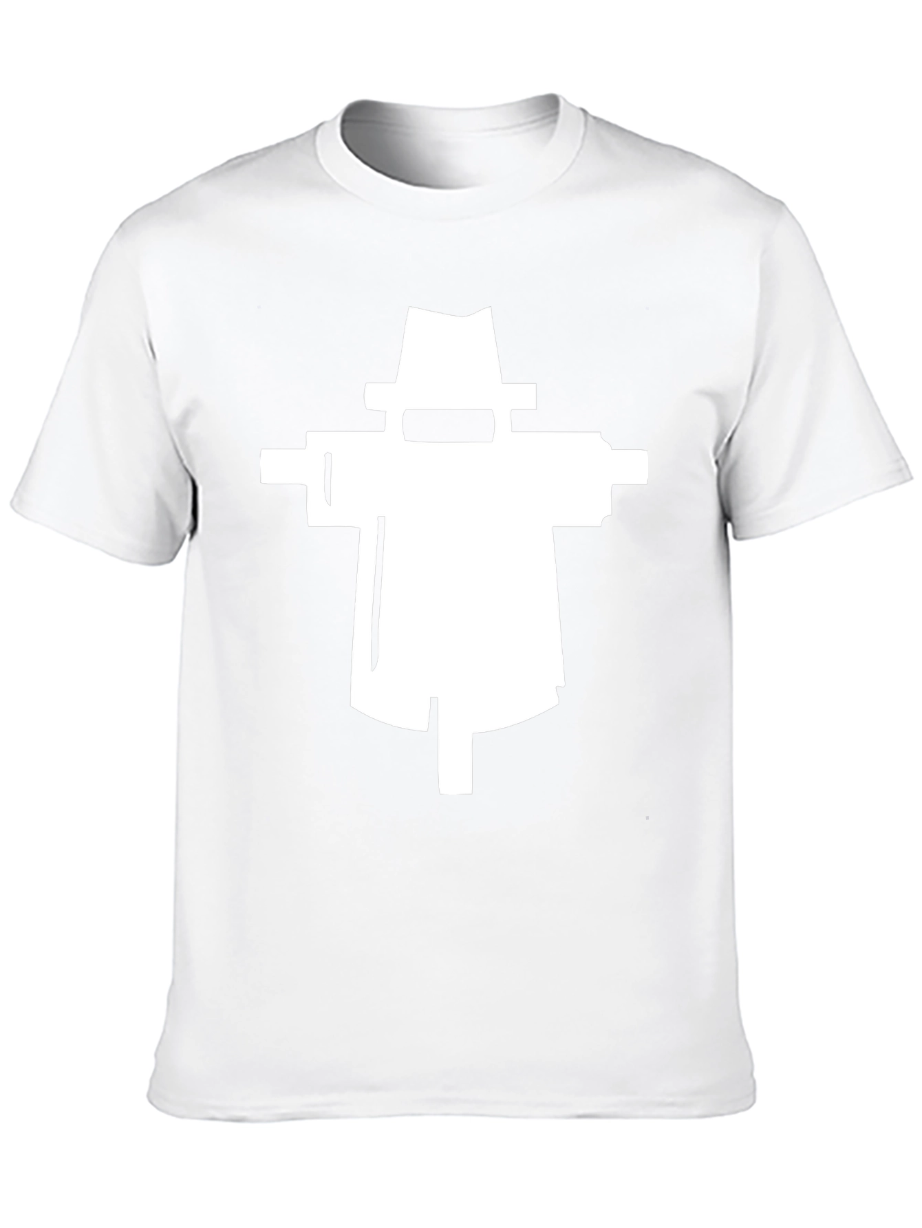 Modern Scarecrow Graphic Tee - Black