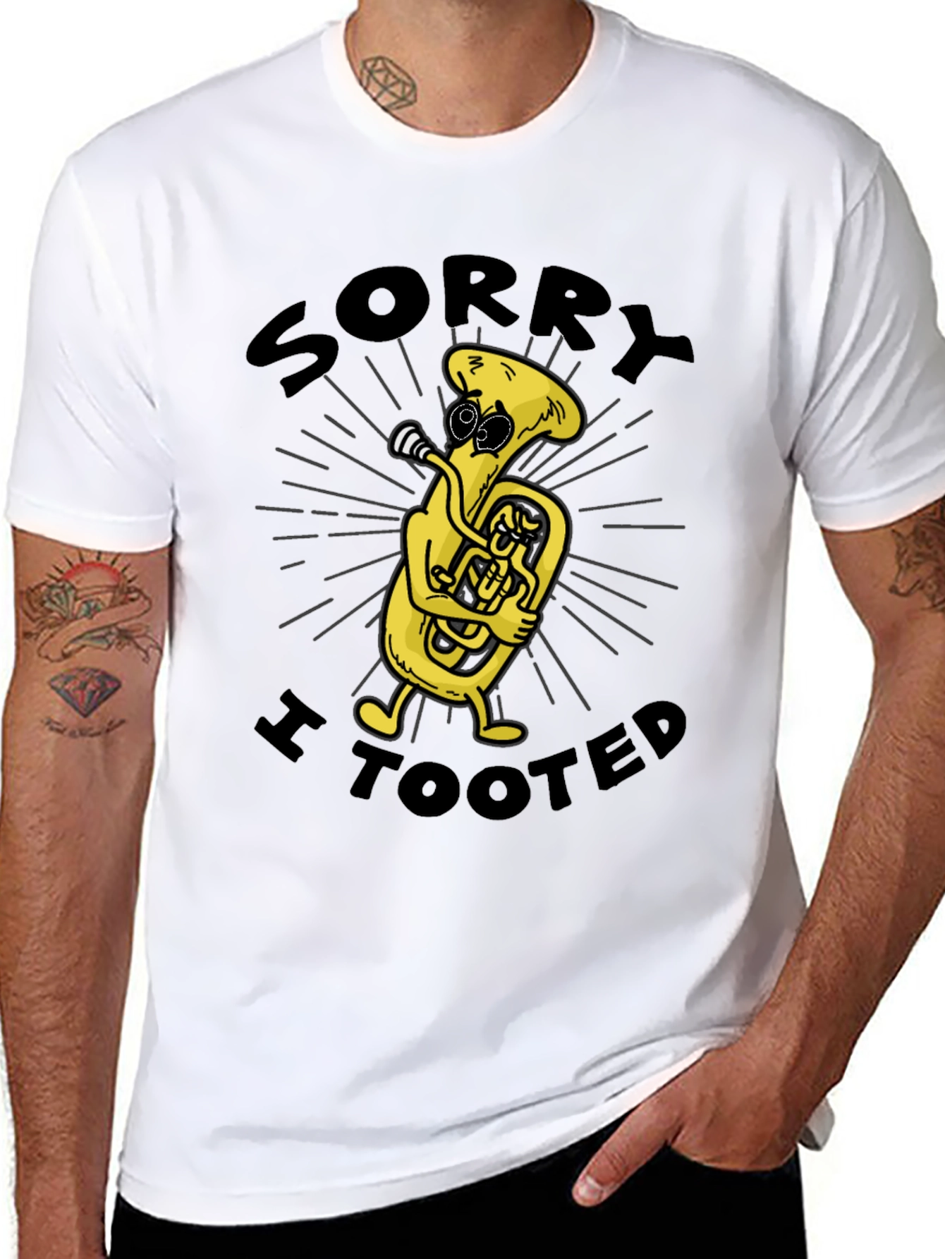 Sorry I Tooted Tuba T-Shirt