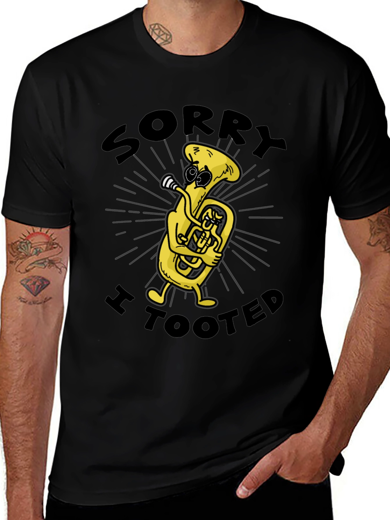 Sorry I Tooted Tuba T-Shirt