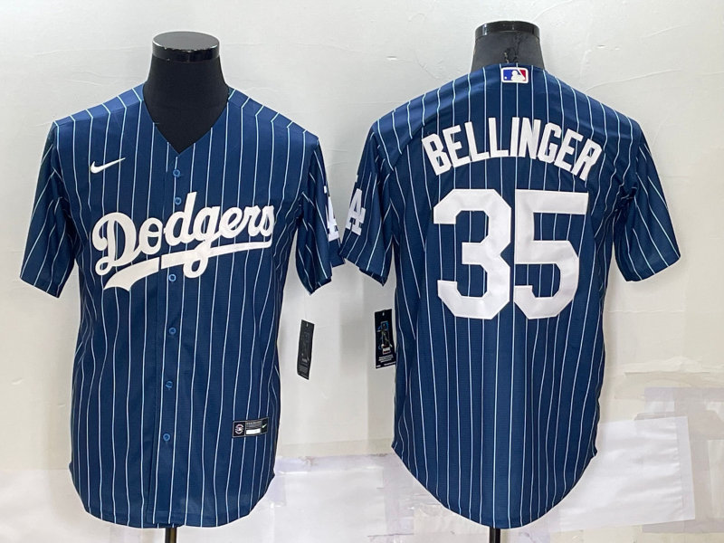 Men's Los Angeles Dodgers Cody Bellinger #35 Blue Fashion Baseball Jerseys
