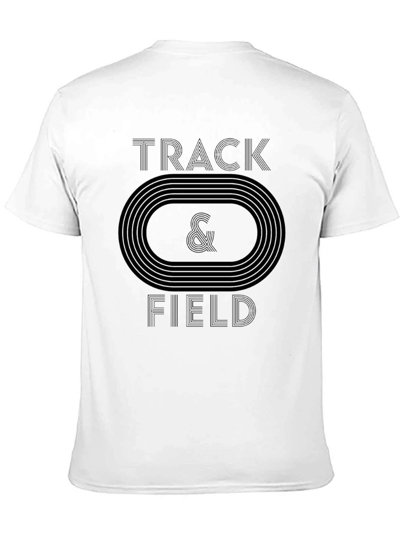 Track & Field Graphic T-Shirt Athletic Running Tee