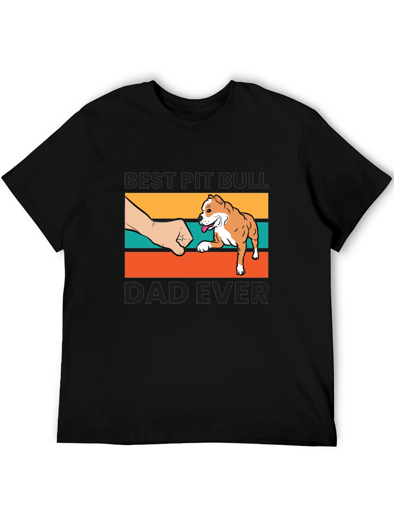 Best Pit Bull Dad Ever T-Shirt