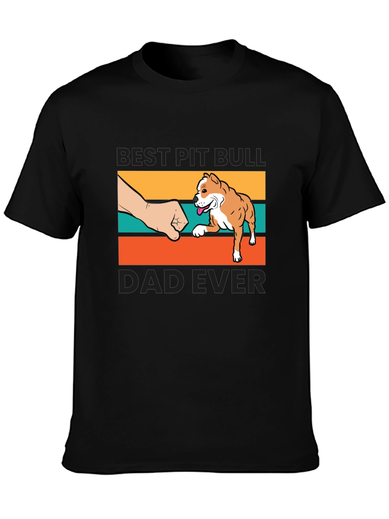 Best Pit Bull Dad Ever T-Shirt