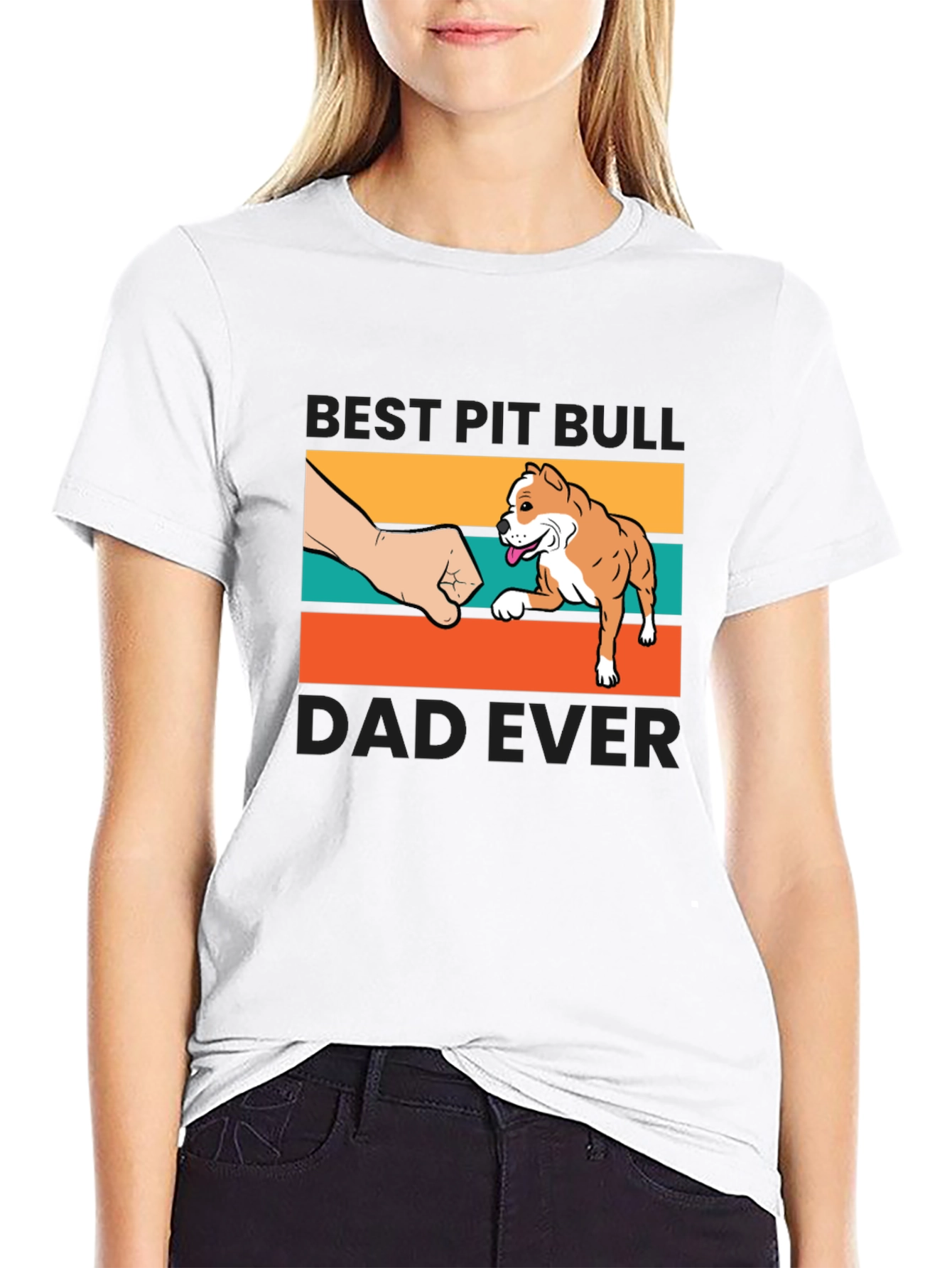 Best Pit Bull Dad Ever T-Shirt