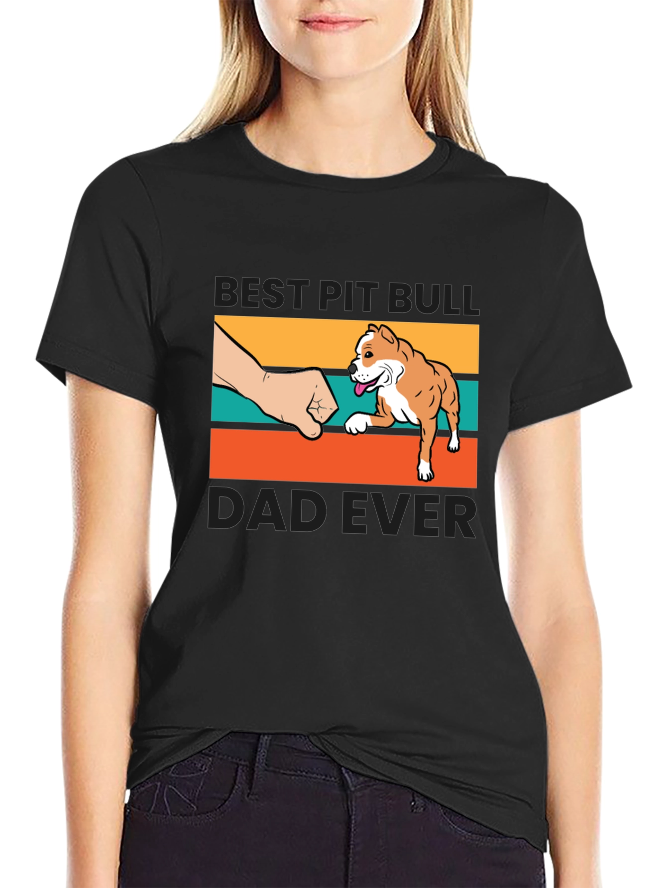 Best Pit Bull Dad Ever T-Shirt