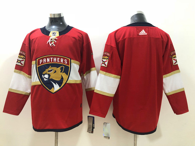 Men's Florida Panthers Red Breakaway Home Blank Jerseys