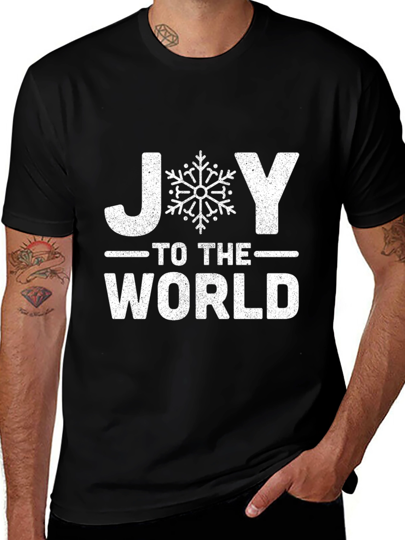 Joy to the World Holiday Graphic Tee