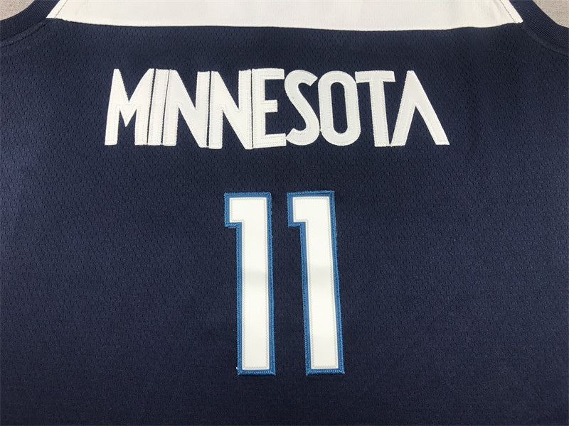 Men's Minnesota Timberwolves Naz Reid #11 Navy Swingman Jerseys - Icon Edition