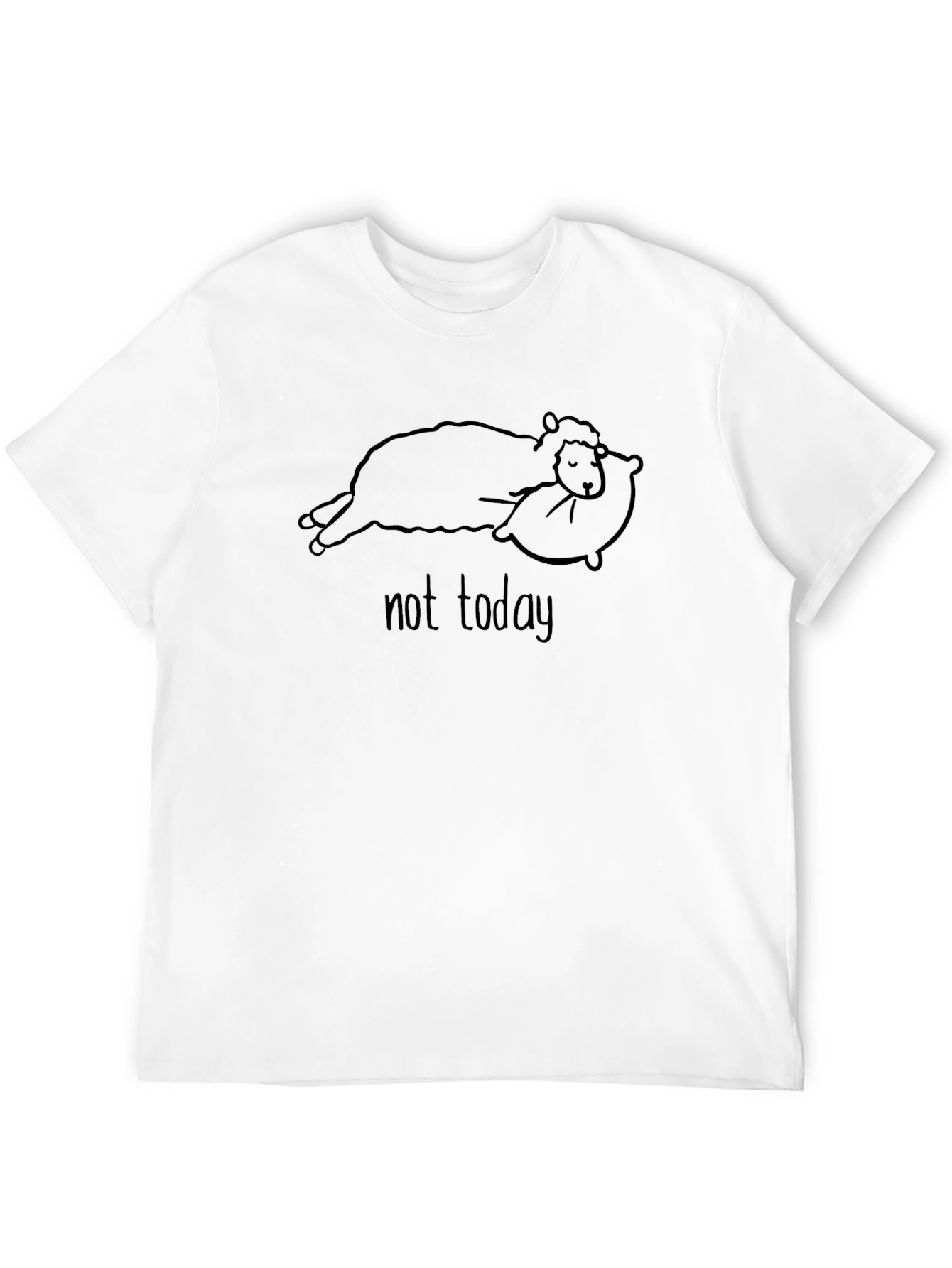 Lazy Sheep Graphic Tee - Not Today
