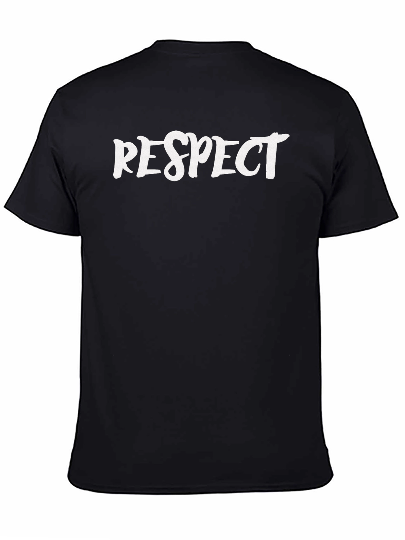 Respect Black T-Shirt - Stylish & Comfortable