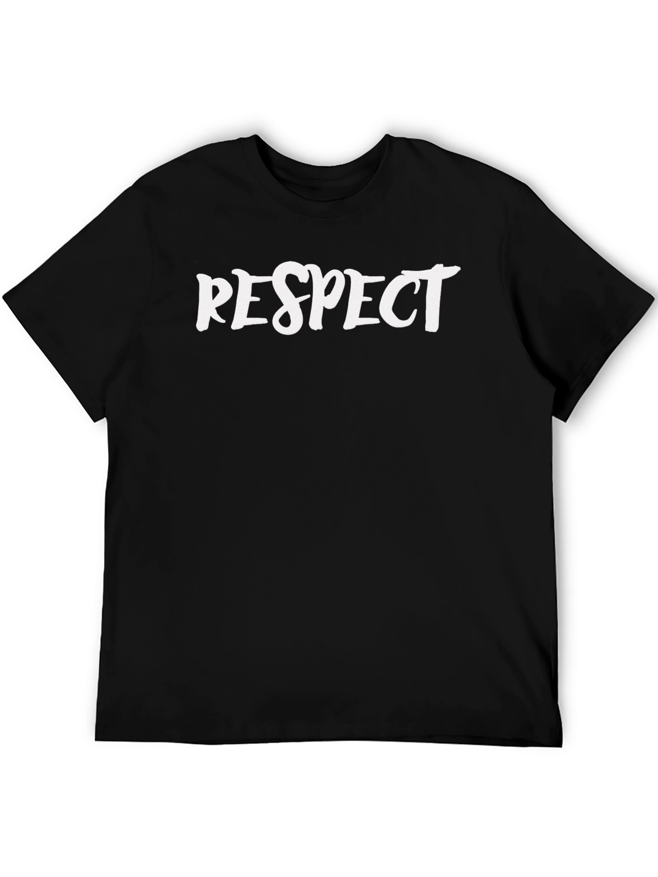 Respect Black T-Shirt - Stylish & Comfortable