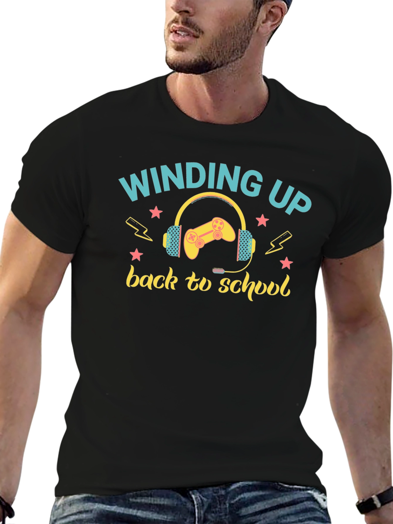 Winding Up Back to School Gamer T-Shirt