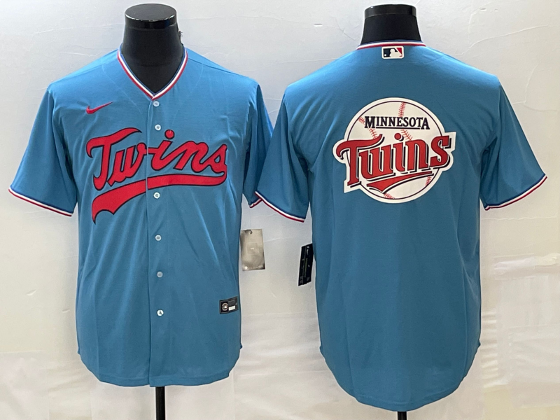 Men's Minnesota Twins Blue Replica Player Jerseys