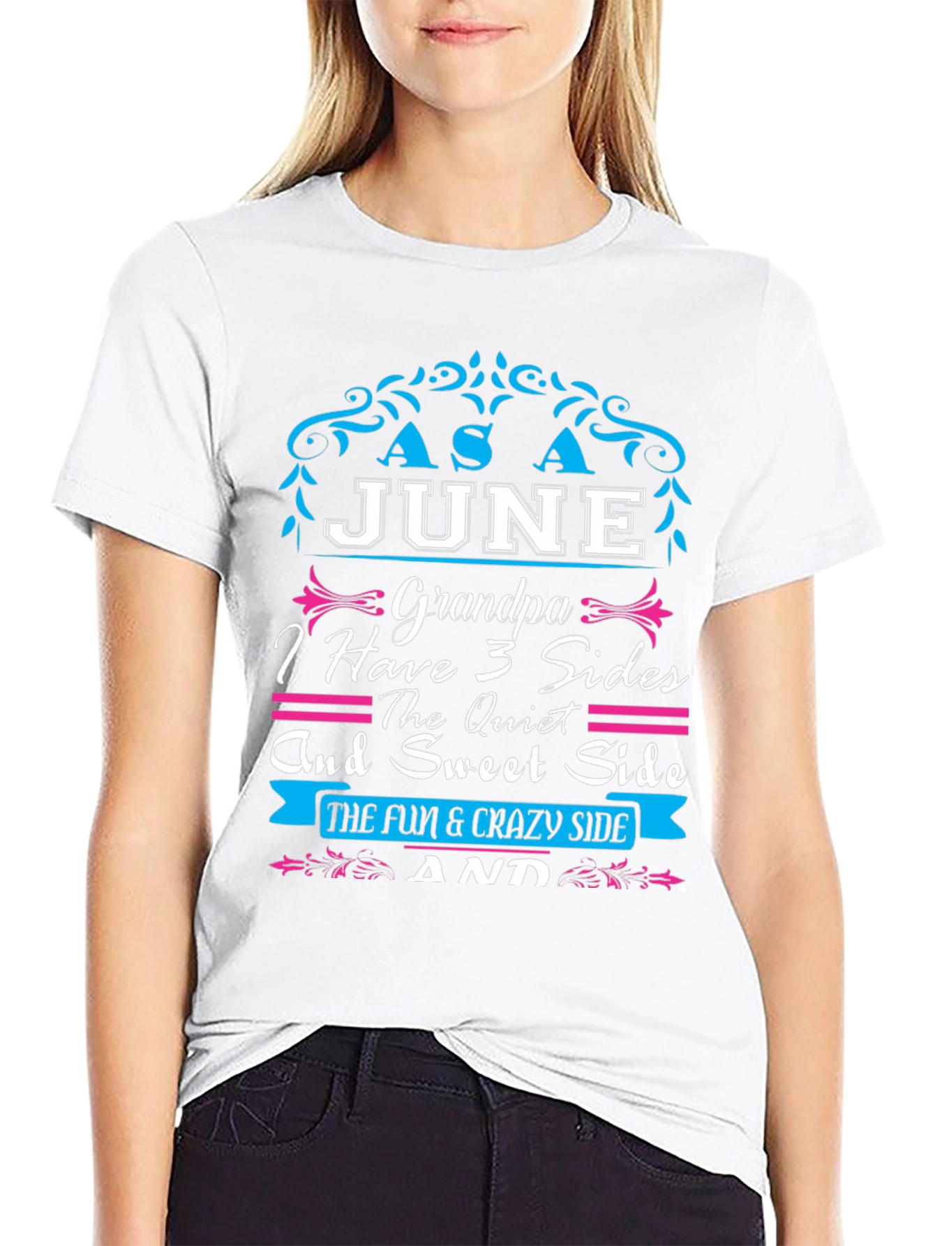 June Grandpa 3 Sides T-Shirt