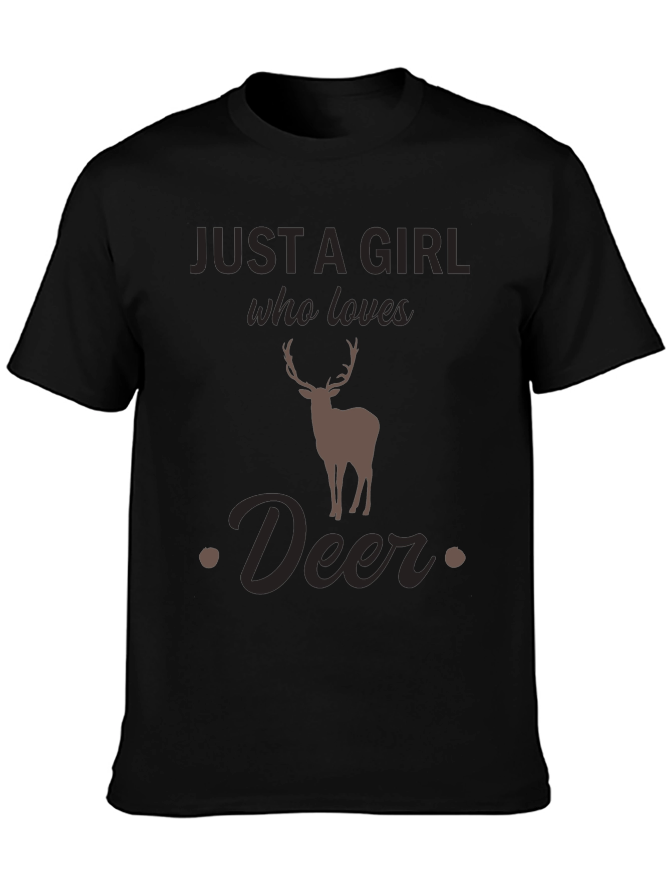 Just a Girl Who Loves Deer T-Shirt - Unisex