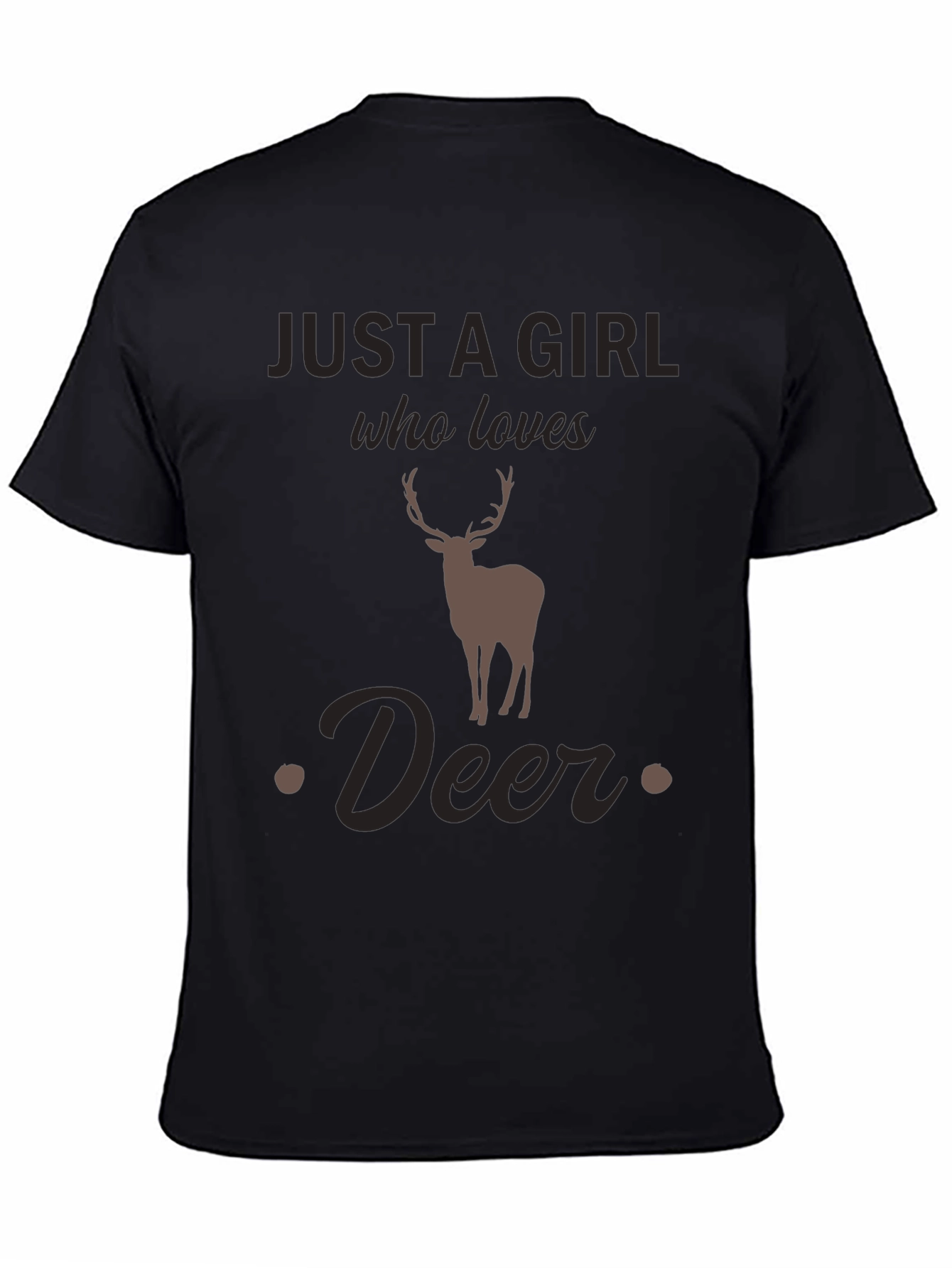 Just a Girl Who Loves Deer T-Shirt - Unisex