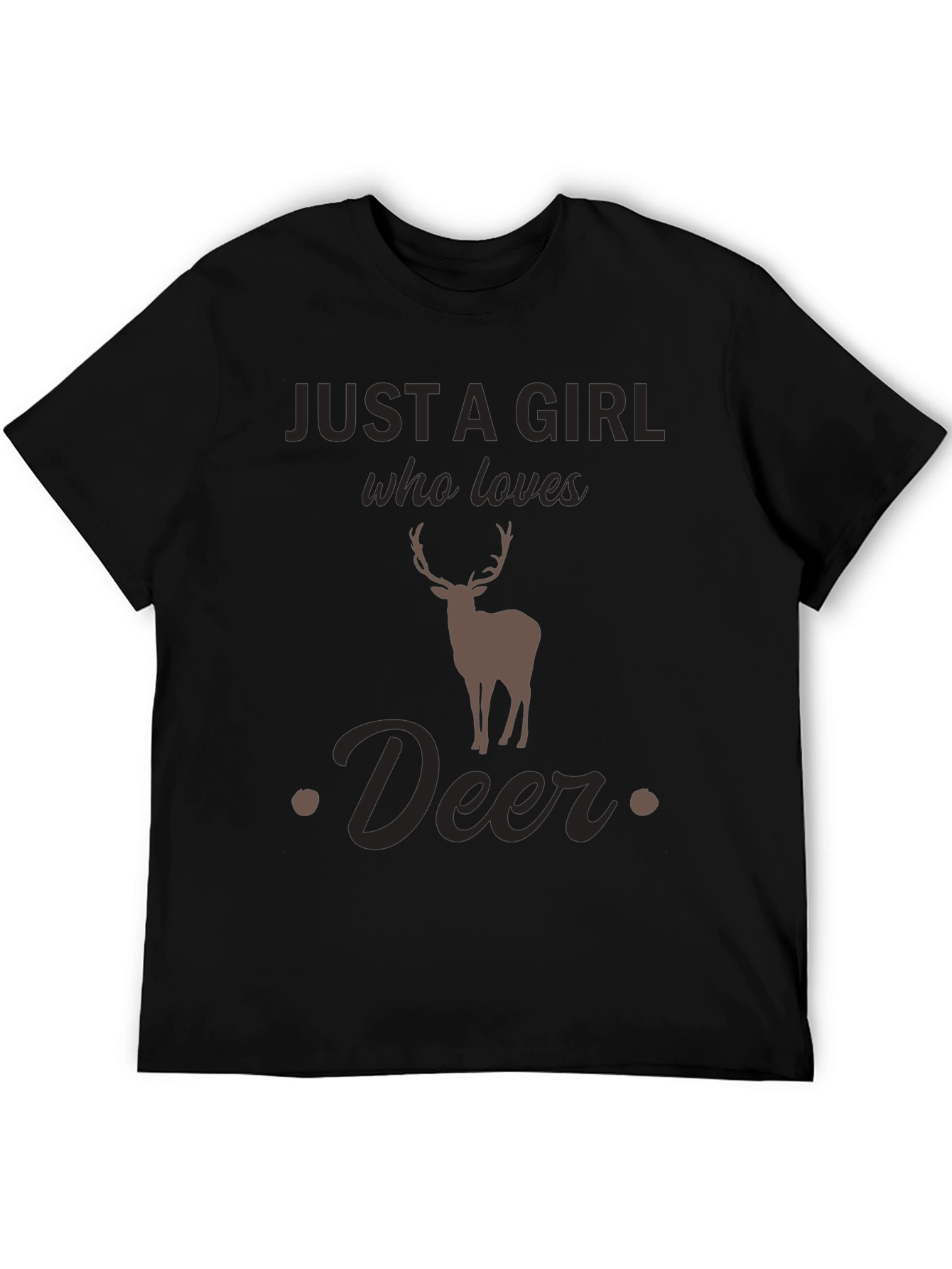 Just a Girl Who Loves Deer T-Shirt - Unisex