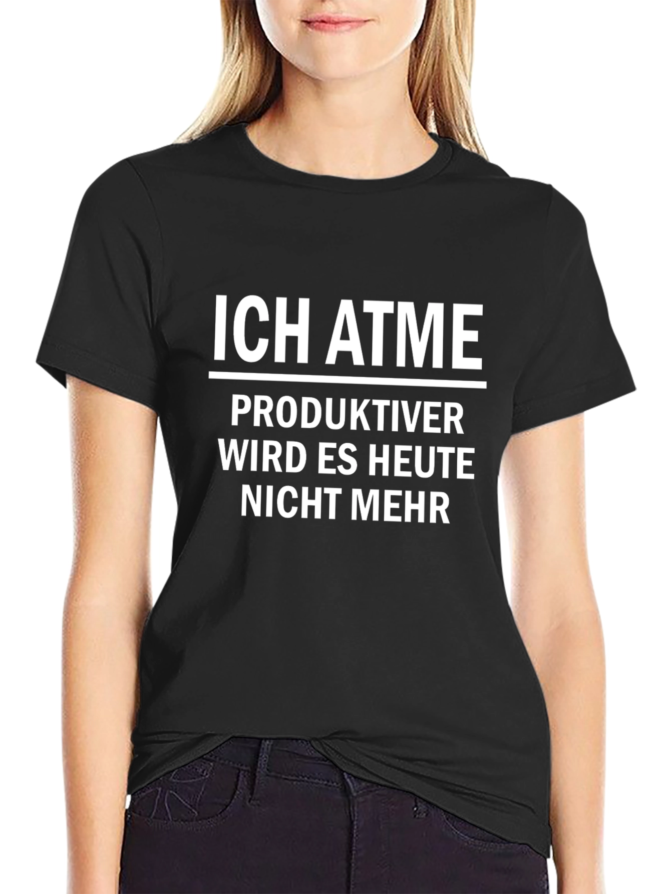 Ich Atme T-Shirt - Funny German Slogan Tee