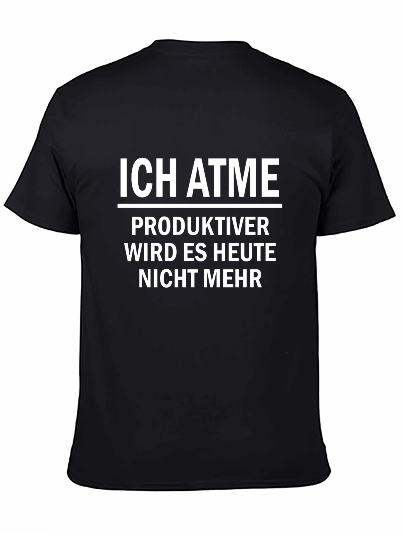 Ich Atme T-Shirt - Funny German Slogan Tee