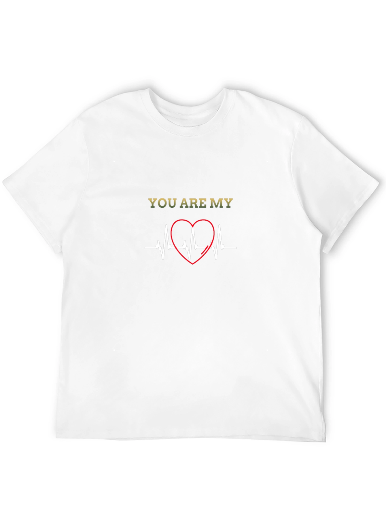 You Are My Heartbeat T-Shirt - Love Graphic Tee