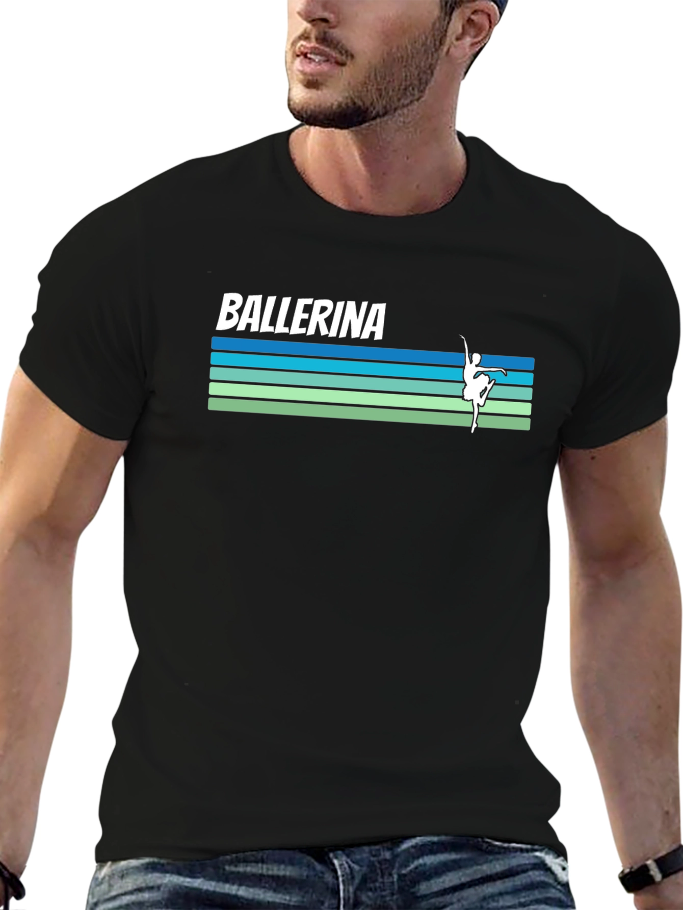 Ballerina Retro T-Shirt - Dance Graphic Tee