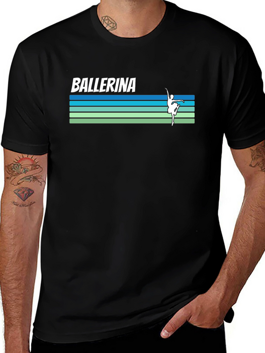 Ballerina Retro T-Shirt - Dance Graphic Tee