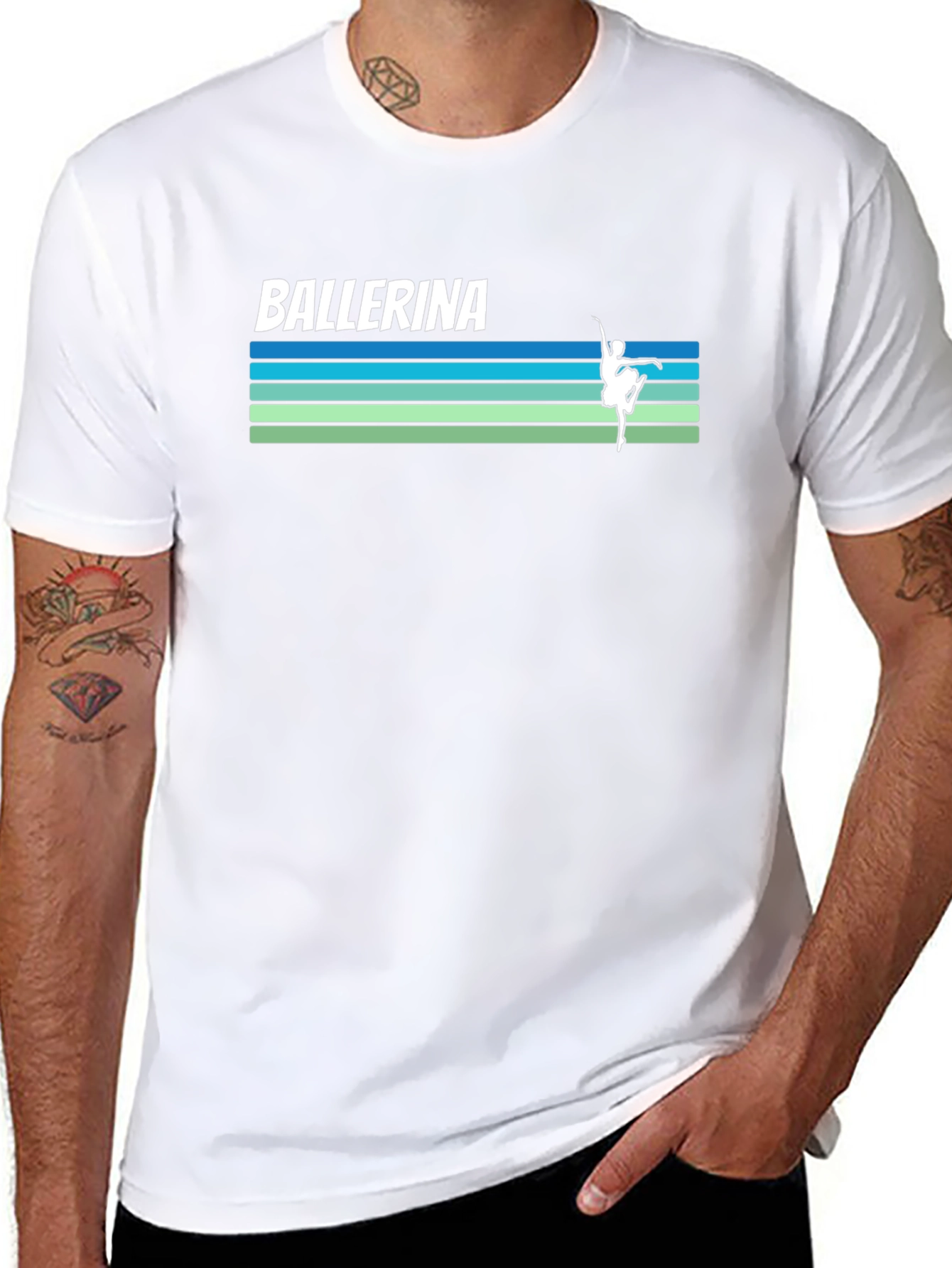 Ballerina Retro T-Shirt - Dance Graphic Tee