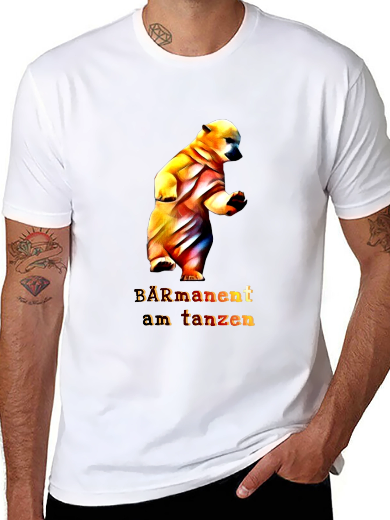 Bärmanent Am Tanzen Graphic Tee