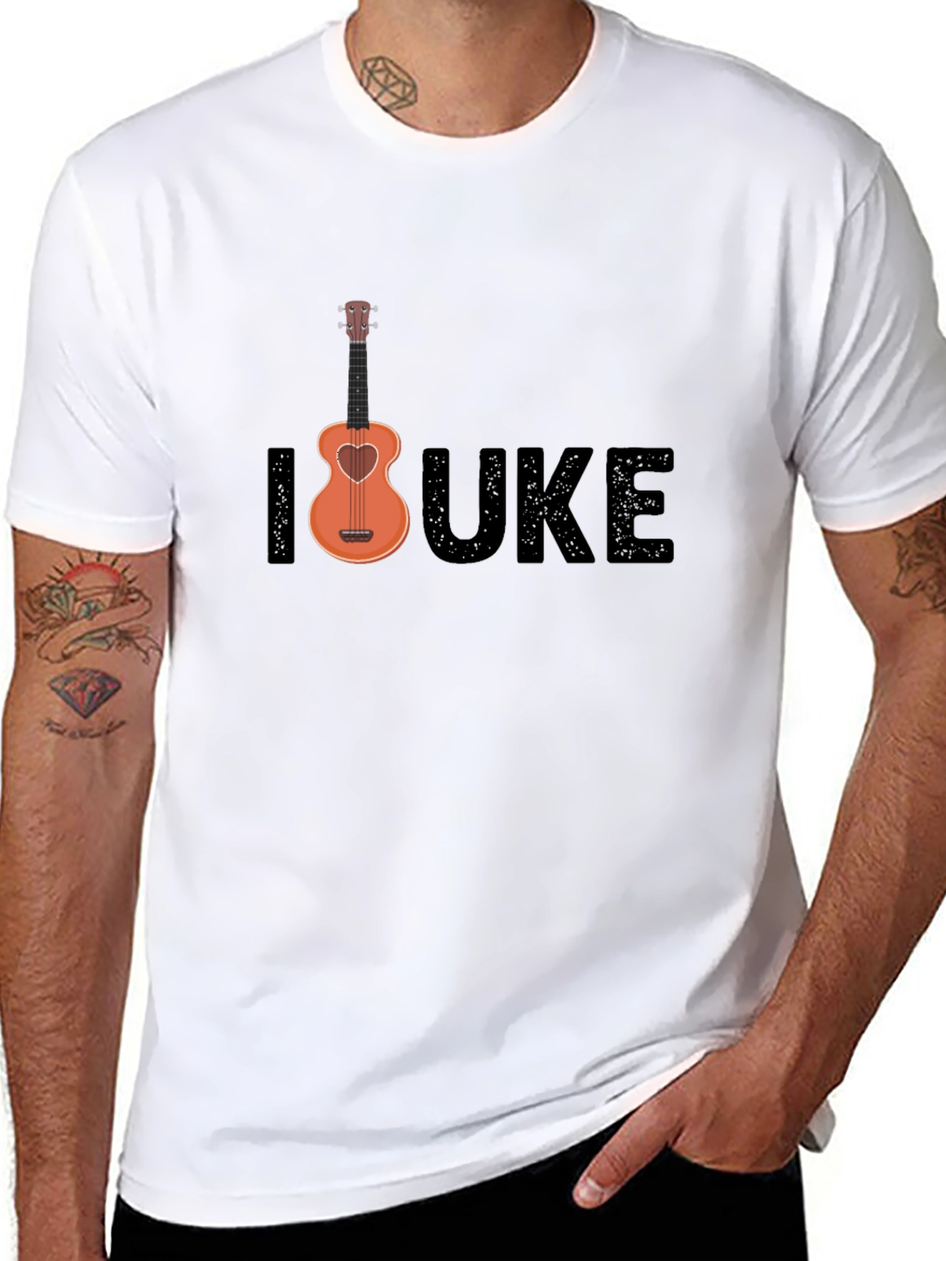 I Heart Uke Graphic T-Shirt