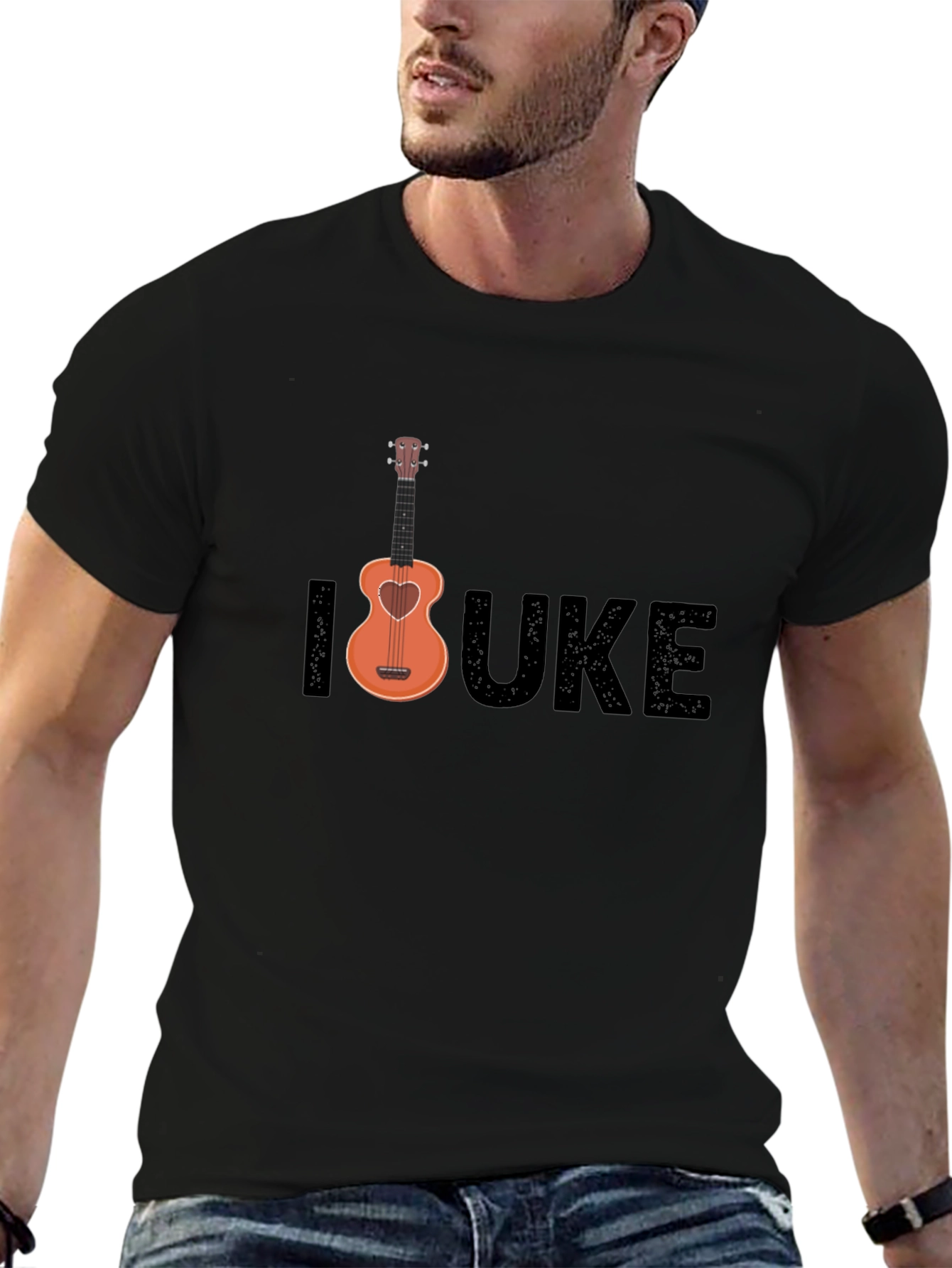 I Heart Uke Graphic T-Shirt