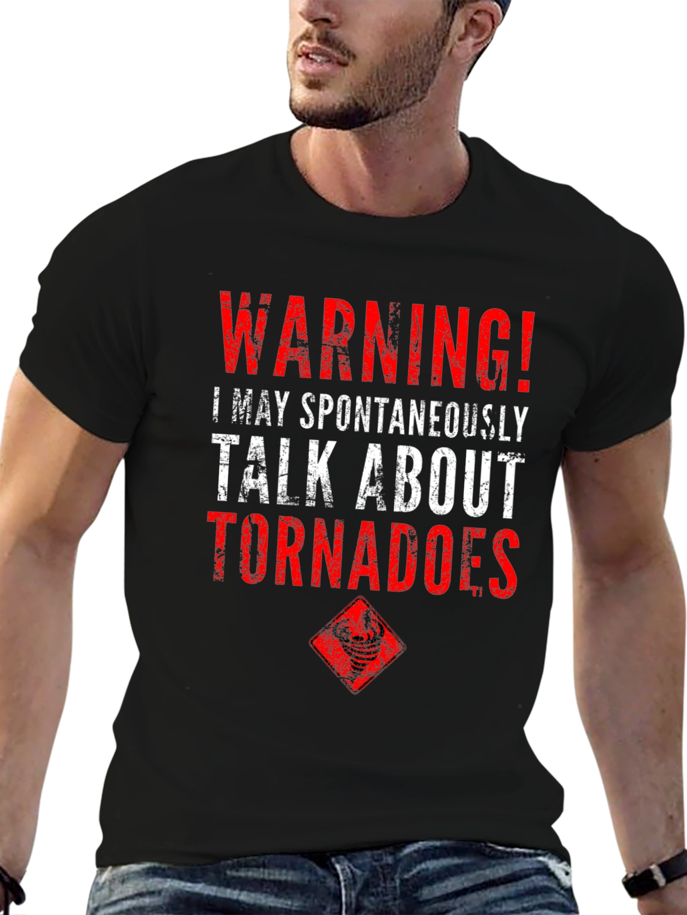 Warning Tornadoes T-Shirt - Weather Enthusiast
