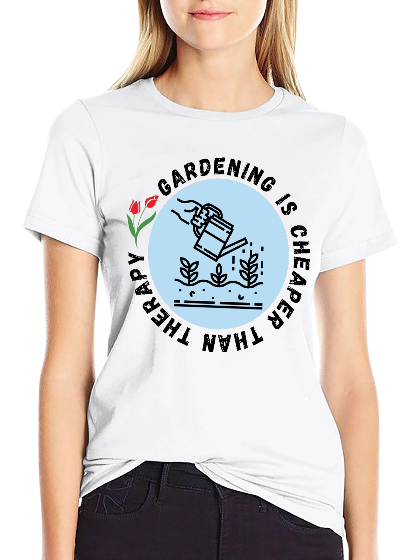 Gardening Therapy T-Shirt - Stylish & Comfortable