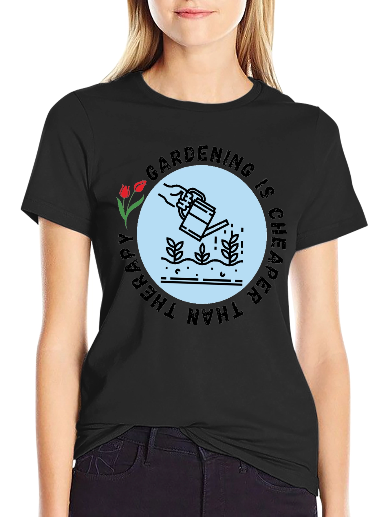 Gardening Therapy T-Shirt - Stylish & Comfortable