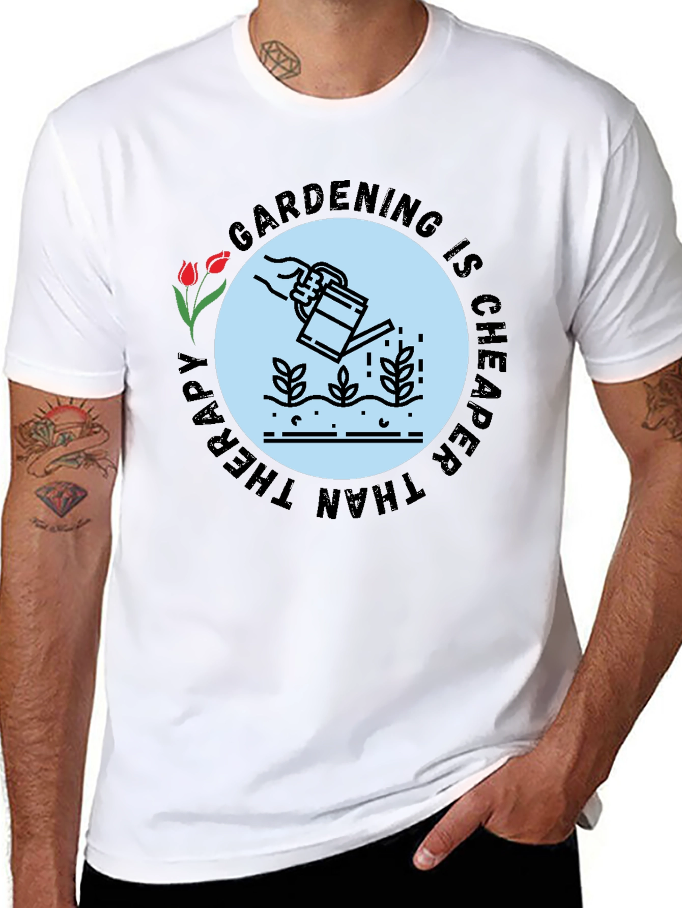 Gardening Therapy T-Shirt - Stylish & Comfortable