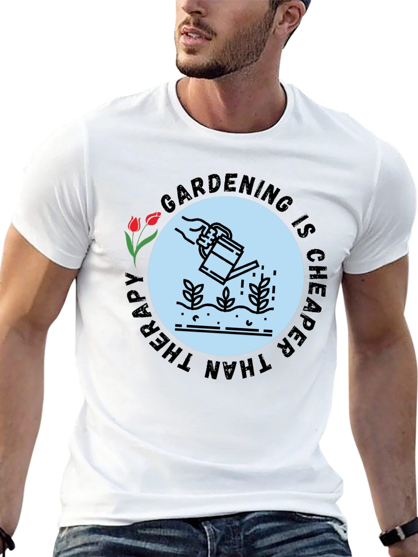 Gardening Therapy T-Shirt - Stylish & Comfortable