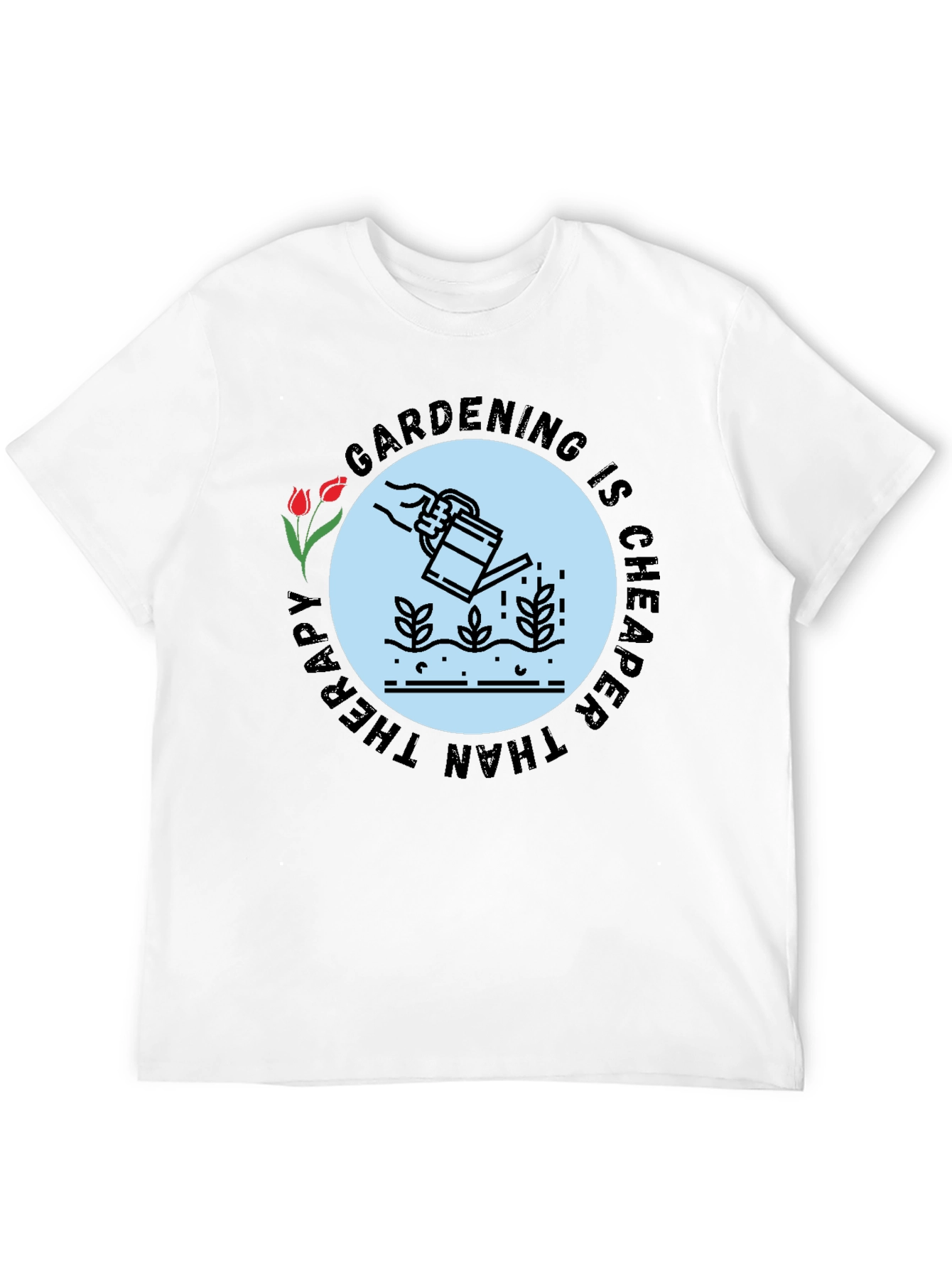Gardening Therapy T-Shirt - Stylish & Comfortable