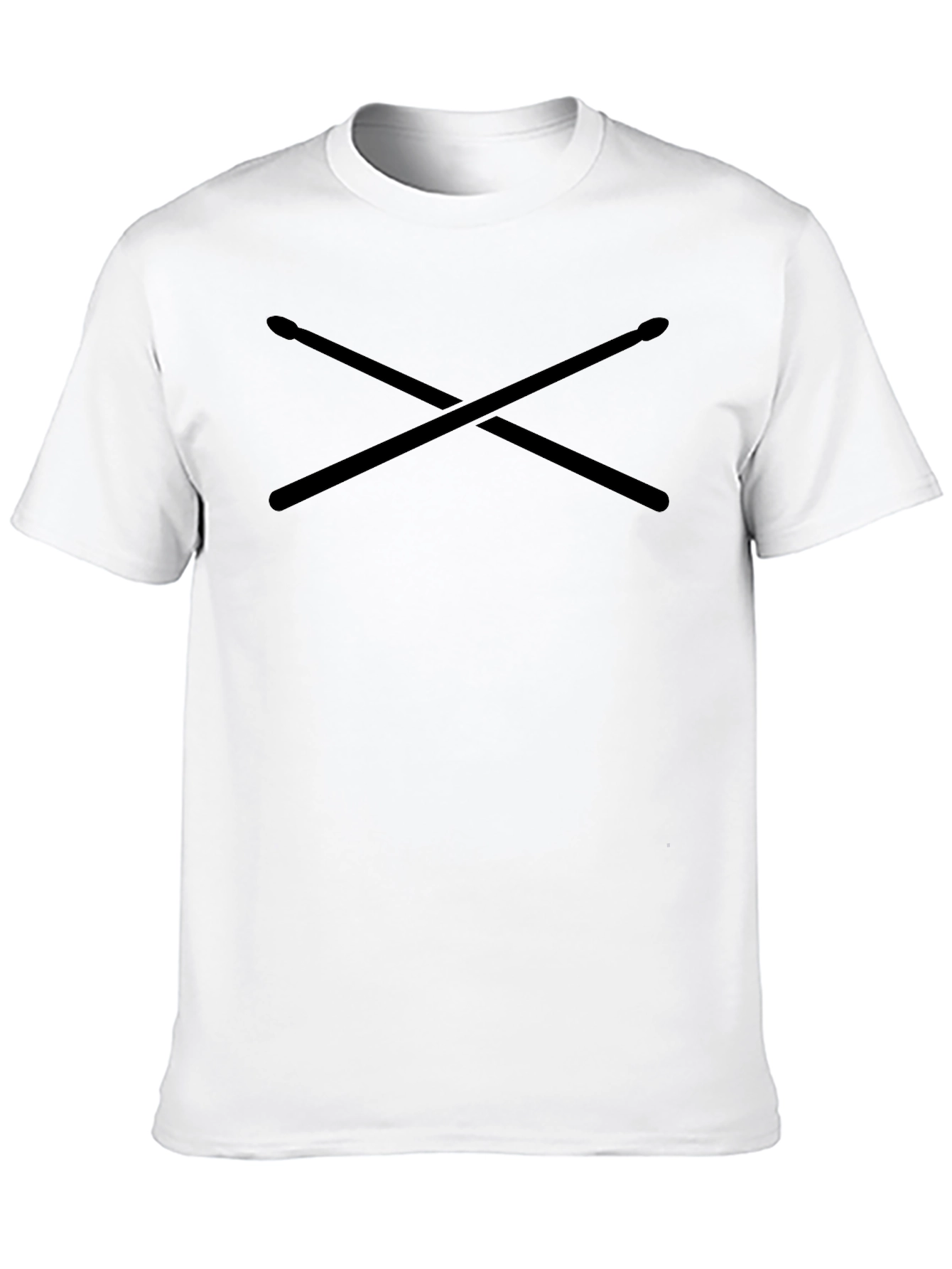 Drum Sticks Black T-Shirt